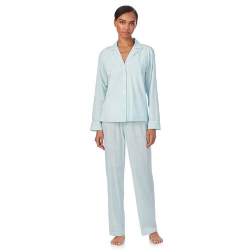Lauren Ralph Lauren Classic Lawn L/S Notch Collar Pajama Set